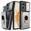 Чехол-держатель Military Armor для Motorola Moto Edge 50 Pro Fusion 40 Neo G84 G54 4G Pro 4G 5G Card Slide Camera Ring Stand Armor Kickstand Cover