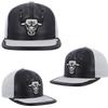 Bull Embroidery Baseball Cap Wide Brim Breathable Sun Hat Men Women Streetwear