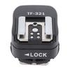 TF 321 Hot Shoe Adapter with PC Port Flash Hot Shoe Mount Adapter for EL Series Flash Supports Cente