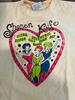 VINTAGE 90's Shonen Knife Size Large Tan Band Concert Tour Reprint