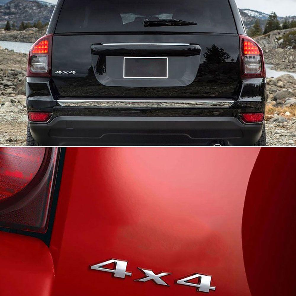 Black Stylish 3D 4X4 Logo Motor For SUV Emblem Badge Car Sticker Car-styling Auto Decals