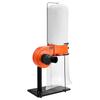 Dust Collector, 800 CFM 2.5 Micron Vortex Cone Dust Collectors, 1HP Sawdust Collection System with 60L Dusts Collector Bag, Filter Bag, and Casters,