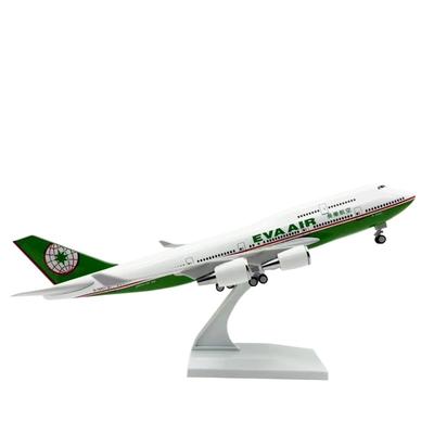 Модель самолета в масштабе 1/240, игрушка, 30 см, модель самолета из смолы B747, самолет авиакомпании Eva Air для украшения, сувенир или подарок