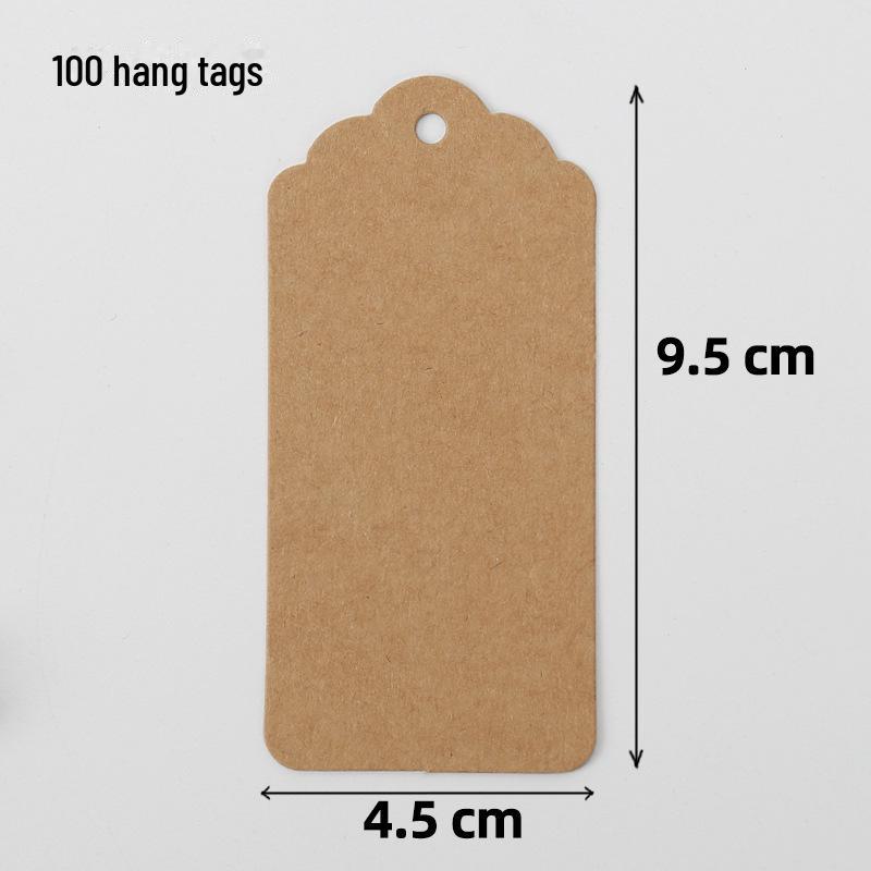Kraft Paper Hang Tags: Blank DIY Cards for Pricing or Decoration