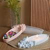 DIY Crafts Rose Flower Tray Silicone Form Oval Candle Container Mold Home Living Room