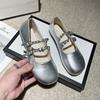 Women Sliver Flats Mary Janes Shoes Female2024 Autumn New Fashion RoundToe Shallow Ladies Casual Mary Jane Flat Heel Dress Shoes