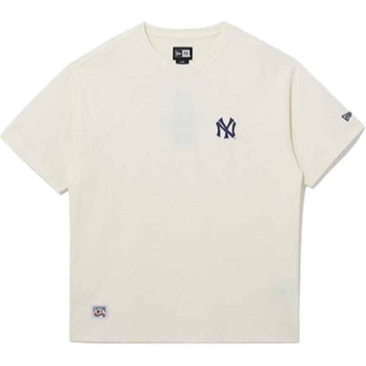 New Era FW25 MLB Нью-Йорк Янкис Серия Западных Трендов Печать Логотипа на Спине Повседневная Футболка с Круглым Вырезом и Короткой Рукавой Унисекс Футболки 14726592
