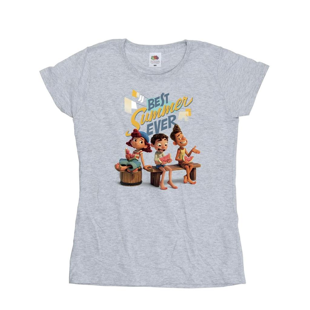 Disney Womens/Ladies Luca Best Summer Ever Cotton T-Shirt