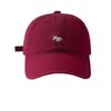 2025 Purple Little Fox Embroidery Baseball Cap – Cute, Casual, Versatile, Face-Slimming for Everyday Wear
