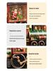 Holiday Snowfall Train Car Music Box Crystal Ball Toy for Kids & Seniors - Perfect Birthday Gift or Lamp