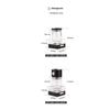Syscooling P69X-D Water cooling pump side inlet with water reservoir quiet PWM pump for PC water cooling