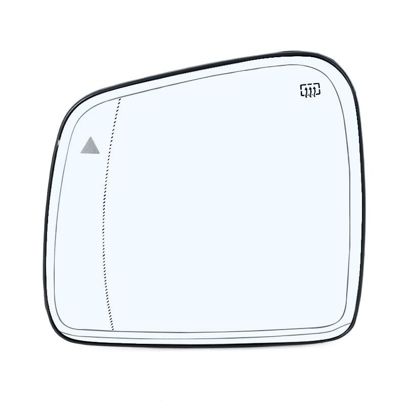 Side Door Mirror Glass Lens For Jeep Grand Cherokee 2011- With Heated Blind Spots Rearview Mirror 68082635AB 68082638AB