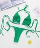 European & American Style Triangle Tie-Up Bikini - 807GR Swimsuit Collection