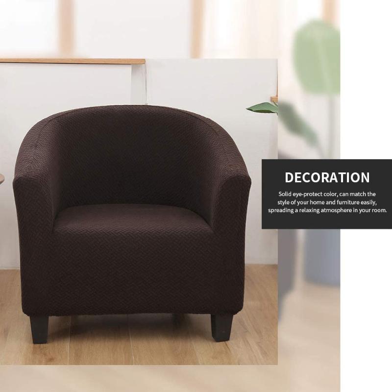 Новый дизайн, жаккардовый спандекс, клубная ванна, диван, кресло, чехол для сиденья, протектор, моющаяся мебель, чехол, простой в установке, декор для домашнего стула