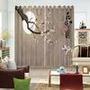 New Chinese Butterfly Flower Bird Painting Curtain Bedroom Living Room High-grade Atmosphere Villa Floor-to-ceiling Window