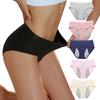 4Pieces/Lot Three-layer Leak-proof Comfortable Breathable Menstrual Period Panty Hip Lift Design Women's Panties Underwear Briefs