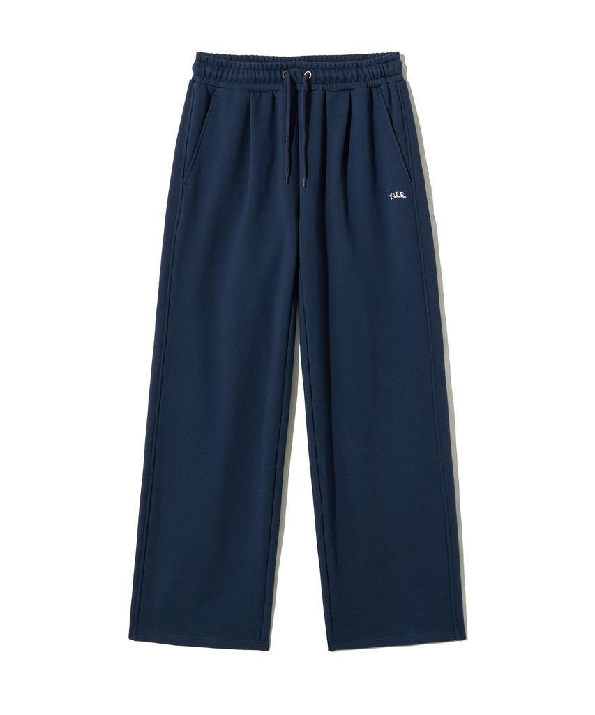 YALE Small Arch One-Tuck Sweatpants_Navy