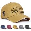 Unisex Always75 Letter Embroidery Wash Baseball Caps Spring Autumn Outdoor Adjustable Casual Hats Dad Hat Sunscreen Hat