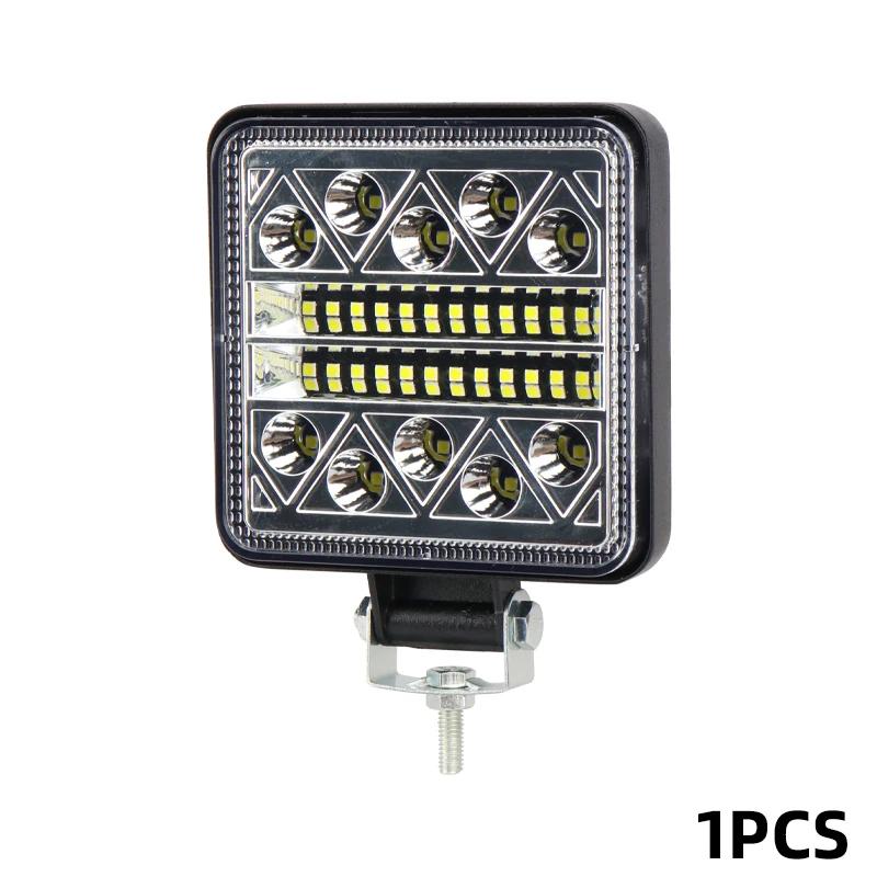 1pcs 102W Lightbar Spotlight Offroad LED Work Light Bar 3030 LED 34SMD Square For Tractor SUV Truck Driving Fog Lamp