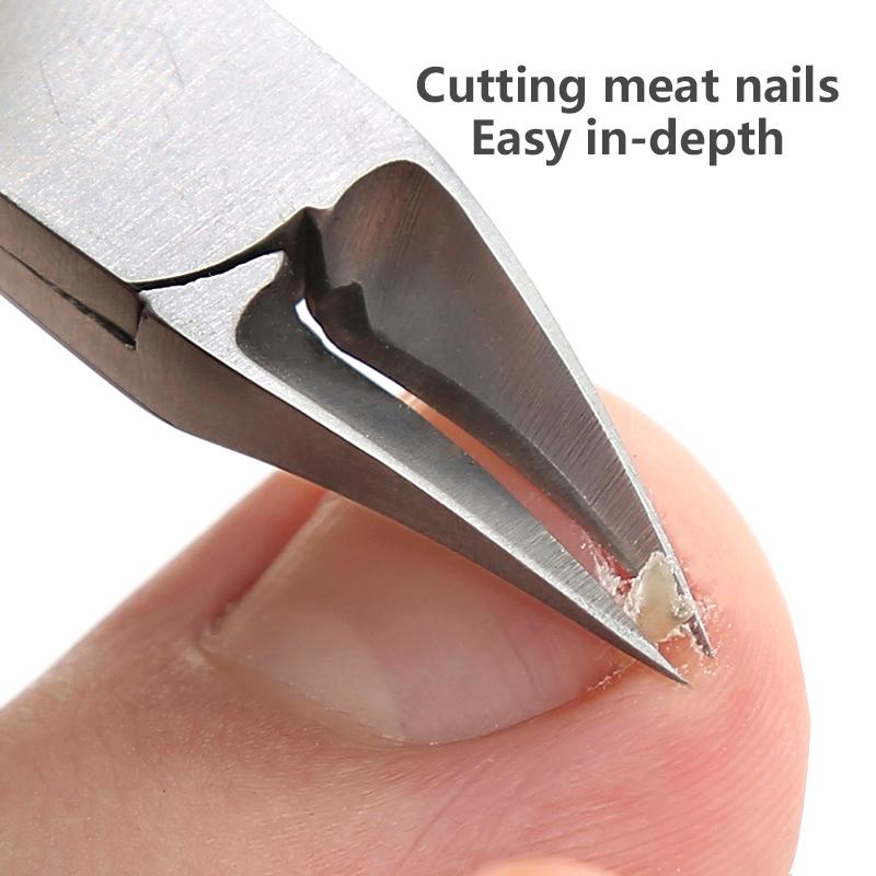 1 шт. Щипчики для ногтей на ногах, коррекция толстых ногтей, вросших ногтей, щипчики для омертвевшей кожи, уход за ногтями, педикюр, плоскогубцы, резак, ножницы