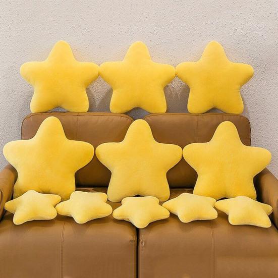 Star Pillow Cute Soft Fluffy Sleeping Throw Cushion Sofa Couch Bed Decoration Pentagram Shape PP Cotton Stuffed Toy Girlfriend Kids Gift