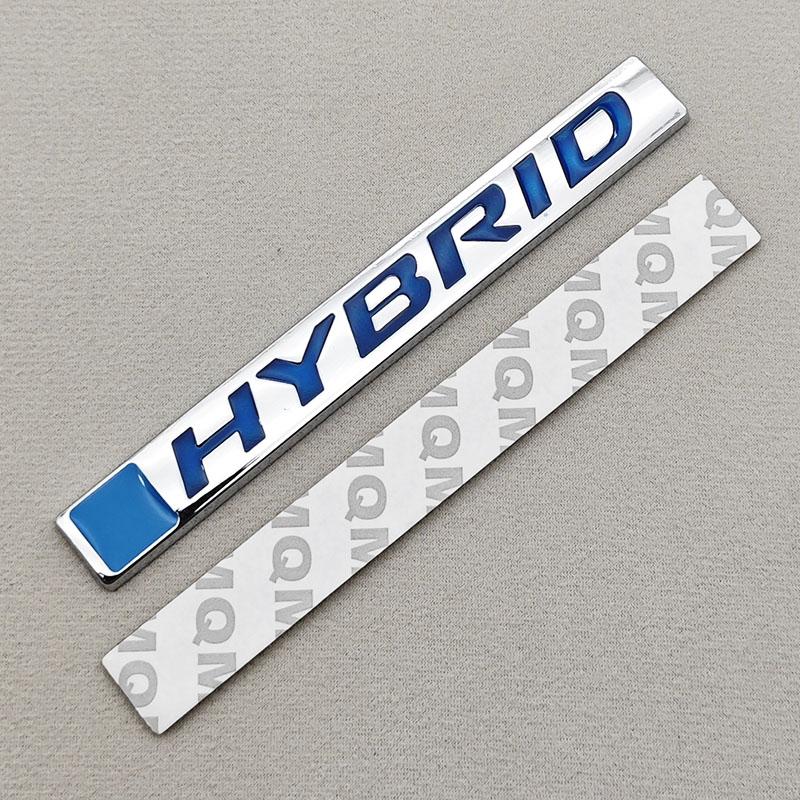 3D Металлическая Наклейка на Автомобиль Логотип HYBRID Наклейка на Крыло Боковая Задняя Часть Багажника Шильдик Эмблема Для Toyota RAV4 Prius Camry Accord Sienna Авто Аксессуары