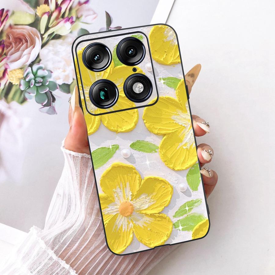 For Motorola Signature 6.8'' Case Cute Cat Cartoons Pattern Soft Silicone TPU Funda For MotoX70 Air Pro Signature Back Covers