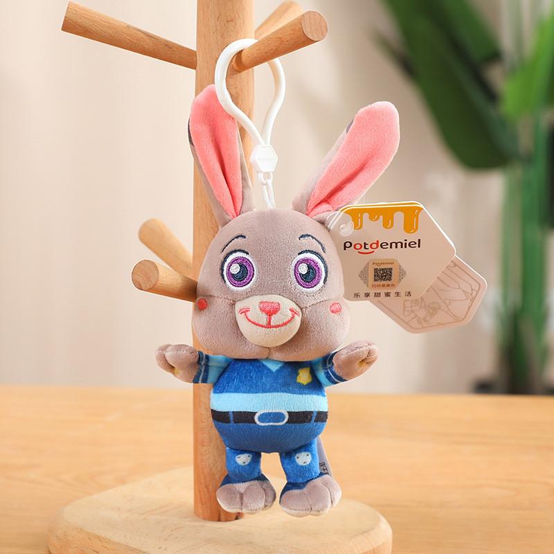 Animal Sweet Zootopia Plush Keychains Featuring Judy And Nick Perfect For Occasion Any