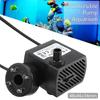 Electric Submersible Water Pump with LED Lights For Aquarium Fish Tank Fountains