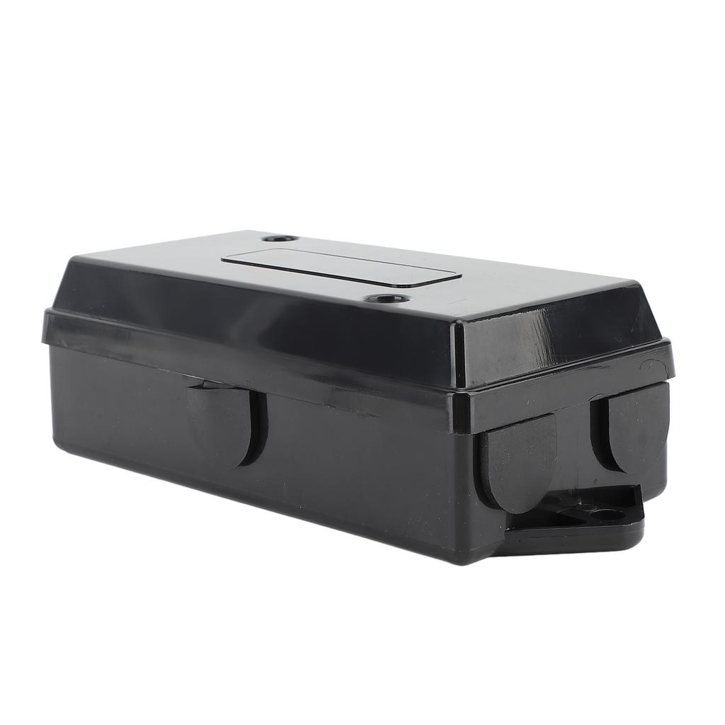 7 Way Electrical Trailer Junction Box Weatherproof 7 Gang Trailer Wire Connector Junction Box for Camper RV Boat Light