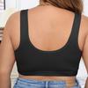 Европейский и американский спортивный большой размер удобный бесшовный бюстгальтер пуш-ап без косточек с регулируемой застежкой спереди, формирующий, с красивой спинкой, нижнее белье