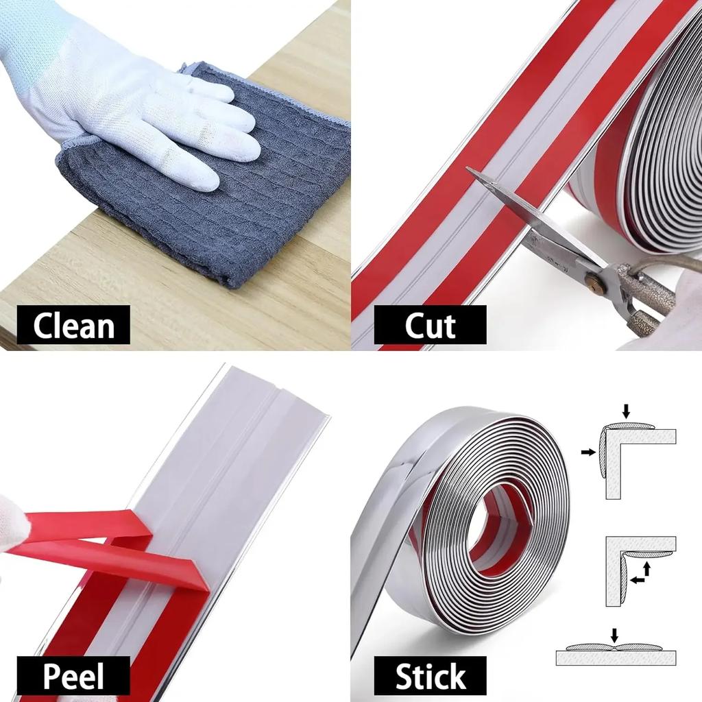 Наклейки для украшения дома, самоклеящиеся наклейки для декора комнаты, 5 м, защита кромок мебели, детская защитная лента, настенные наклейки, полосы, плакаты