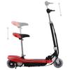 Kids  Electric Scooter with Seat and LED 120 W Red