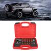 64 шт., набор для ремонта резьбы масляного поддона, поддон картера, сливная пробка коробки передач, набор инструментов M13 M15 M17 M20