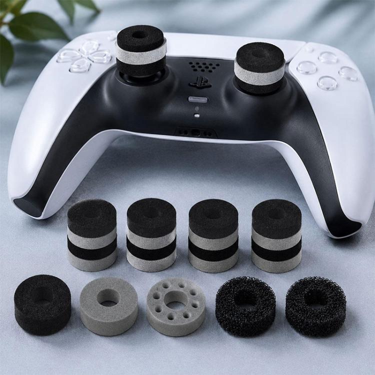 16Pcs Sponge Aiming Precision Rings 4‑Level Resistance Joystick Auxiliary Rings For PS4 PS5 Xbox Switch Google Stadia Controller