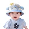 Summer Thin Breathable Mesh Cartoon Bucket Hat For Kids Boys Girls Sun Protection UV Shielding Baby Cute Cap