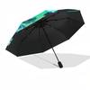 Ghost Pokémon, Dark Energy Themed Automatic Opening and Closing Umbrella, Compact Travel Umbrella, Lightweight and Portable, Suitable for Be