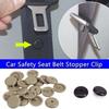 Детали Ремни безопасности Ограничитель Зажимы Стопор Ремни безопасности Расстояние Пряжка Автомобили Фиксированная Кнопка