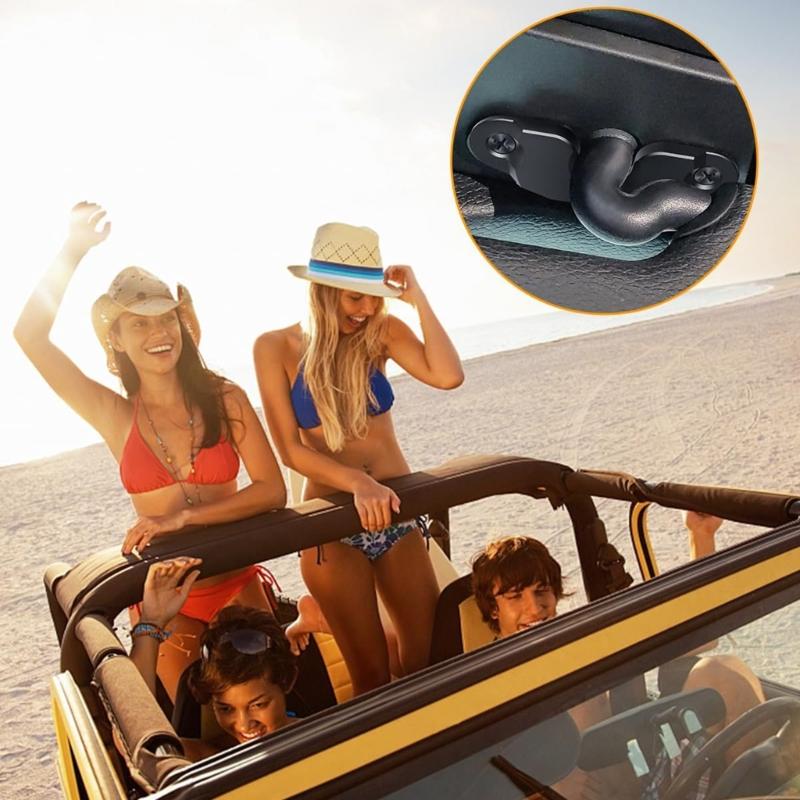 Высокопрочные алюминиевые зажимы для ремонта солнцезащитных козырьков салона автомобиля, держатели для крепления солнцезащитных козырьков, клипсы, подходят для 2018