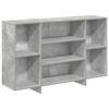 Sideboard Concrete Grey 120 x 30 x 75 cm Particleboard