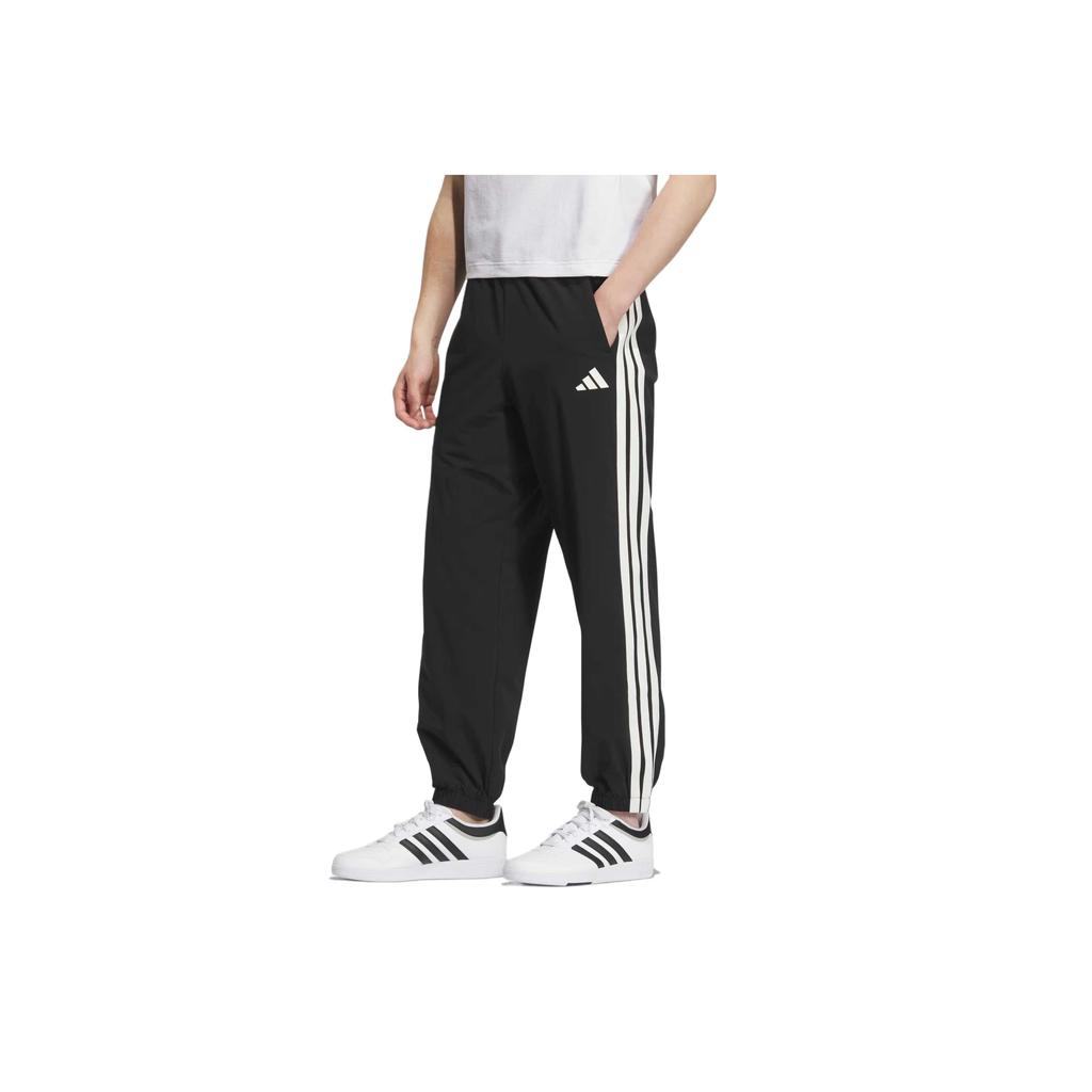 adidas Спортивная одежда Полосатые эластичные джоггеры из трикотажа на кулиске Мужские джоггеры KC2841