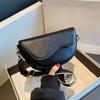 Leather Casual Ladies Shoulder Bag Women Flap Crossbody Bag Saddle Bag Straps Retro Handbag