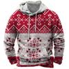 2024 Casual Men's Hooded Sweatshirt Fashion 3D Printed Long Sleeve Pullover Autumn And Winter Holidays Oversized Men's Hoodies