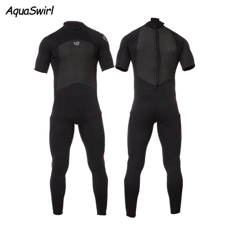 3mm Full Body Wetsuit Men Long Sleeve Diving Surfing Snorkeling Cold Water Swimming Winter Spring Fall Summer Use