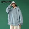 Весенне-осенний стиль, свободный универсальный спортивный кардиган на молнии, свитер с капюшоном, женское пальто