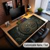 Tree of Life Theme Custom Mouse Pad Personalized With Name Text Customized Desk Mat For Office Home Decor