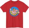 Bullseye cartoon bull target tshirt retro dartboard mascot vintage gift tee top