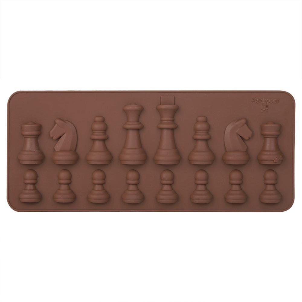 Silicone Silicone Chocolate Mold Non-stick Chess Piece Chocolate Bar Mold Food Grade International Chess