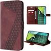 Case - E.F.Connection - Redmi Note 13 Pro 5G - Folio Cover - Synthetic Leather - Red