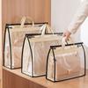 3pcs Hanging Handbag Storage Bag Portable Dustproof Bag For Wardrobe